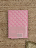 Chanderi fancy Saree in light pink color allover zari motifs with Zari Border & tissue blouse