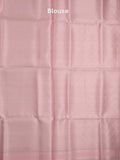 Chanderi fancy Saree in light pink color allover zari motifs with Zari Border & tissue blouse