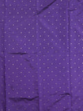 Dupion fancy saree light purple color allover zari motifs & zari border with short zari pallu and contrast plain blouse