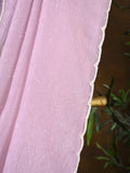 Rocket saree Crush organza saree lavender color