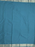 Mysore crape fancy saree for women | royal blue | allover plain | zari border