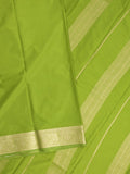 Mysore crape fancy saree for women | royal blue | allover plain | zari border