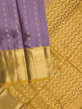 Leight weight kanchi pattu saree for women | royal blue | zari border | party wear