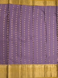 Leight weight kanchi pattu saree for women | royal blue | zari border | party wear