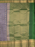 Leight weight kanchi pattu saree for women | royal blue | zari border | party wear