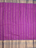 Leight weight kanchi pattu saree for women | royal blue | zari border | party wear