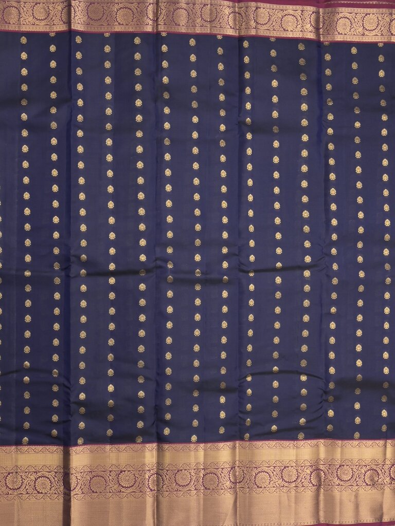 Leight weight kanchi pattu saree for women | royal blue | zari border | party wear