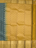 Leight weight kanchi pattu saree for women | royal blue | zari border | party wear