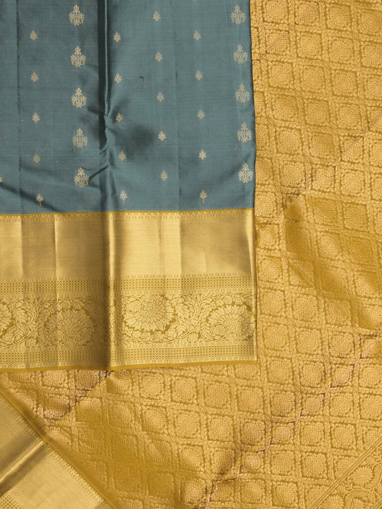 Leight weight kanchi pattu saree for women | royal blue | zari border | party wear
