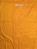 Jute matka fancy saree for women | orange | checks | party wear