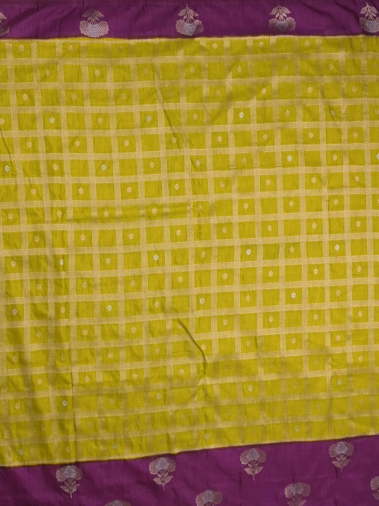 Jute matka fancy saree for women | orange | checks | party wear