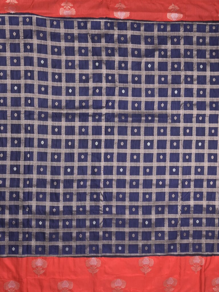 Jute matka fancy saree for women | orange | checks | party wear