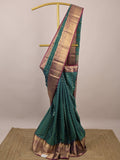 Leight weight kanchi pattu saree for women | royal blue | zari border | party wear