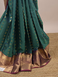Leight weight kanchi pattu saree for women | royal blue | zari border | party wear