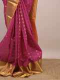 Leight weight kanchi pattu saree for women | royal blue | zari border | party wear