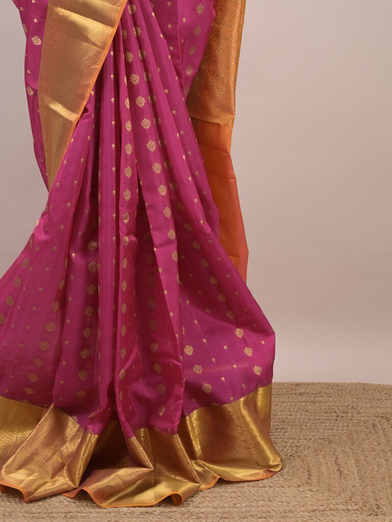 Leight weight kanchi pattu saree for women | royal blue | zari border | party wear