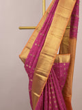 Leight weight kanchi pattu saree for women | royal blue | zari border | party wear