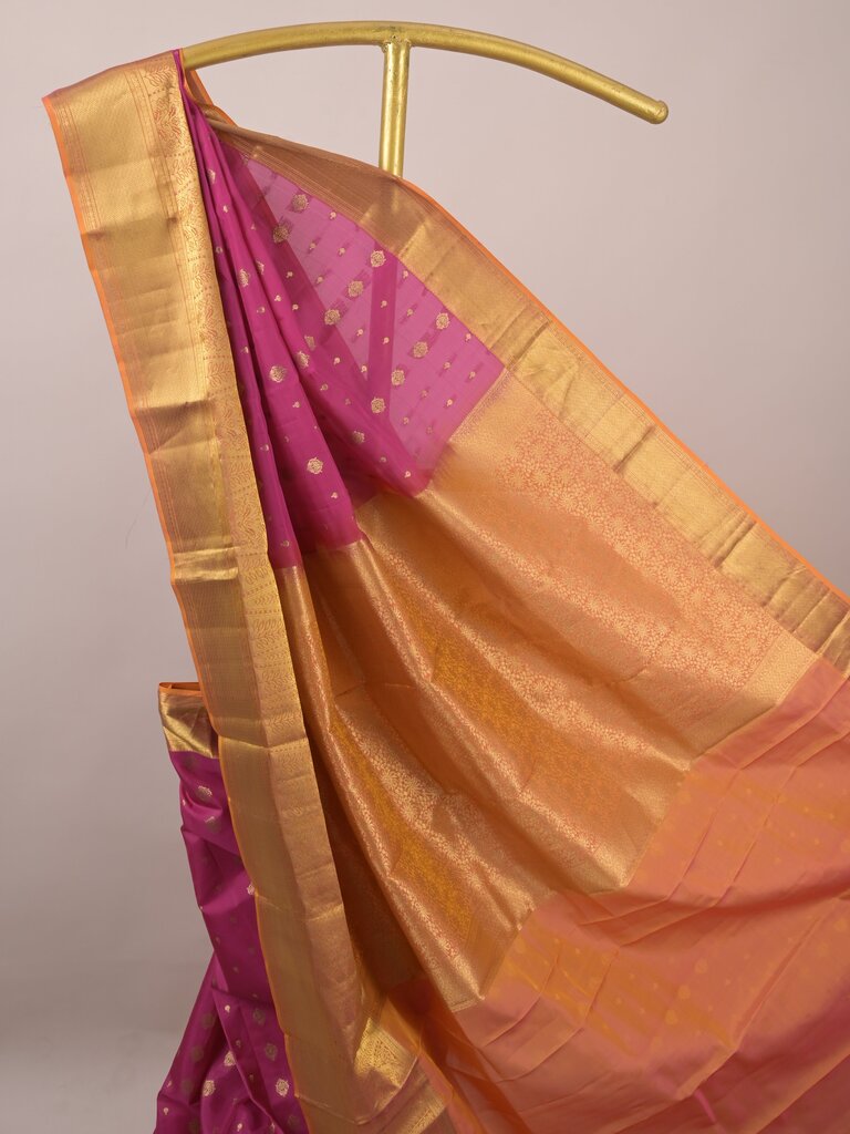 Leight weight kanchi pattu saree for women | royal blue | zari border | party wear