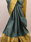 Leight weight kanchi pattu saree for women | royal blue | zari border | party wear