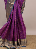 Leight weight kanchi pattu saree for women | royal blue | zari border | party wear