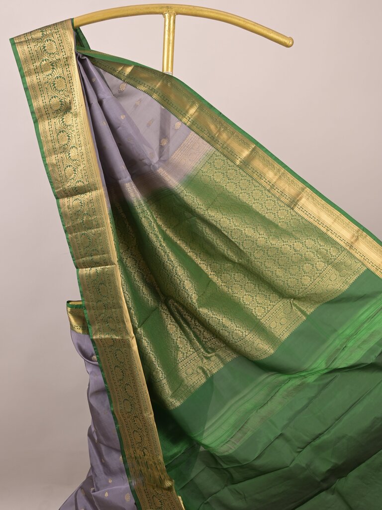 Leight weight kanchi pattu saree for women | royal blue | zari border | party wear