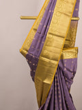 Leight weight kanchi pattu saree for women | royal blue | zari border | party wear