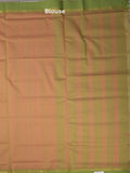 Mangalagiri cotton saree in light pink color with temple border and matching blouse