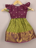 Kids Traditional Pattu Lehenga Set | Festive & Ethnic Wear | 0-6 months