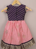 Kids Traditional Pattu Lehenga Set |baby pink | Festive & Ethnic Wear | 2-3 years