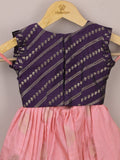 Kids Traditional Pattu Lehenga Set |baby pink | Festive & Ethnic Wear | 2-3 years