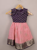 Kids Traditional Pattu Lehenga Set |baby pink | Festive & Ethnic Wear | 2-3 years