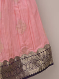 Kids Traditional Pattu Lehenga Set |baby pink | Festive & Ethnic Wear | 2-3 years