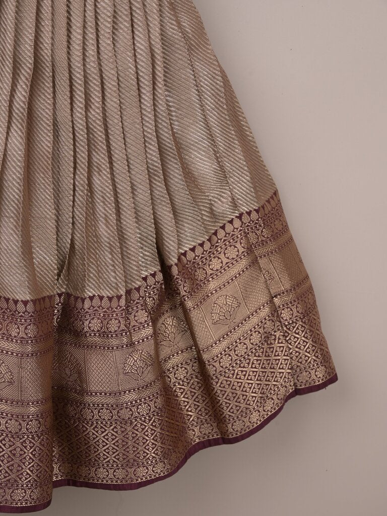 Kids Traditional Pattu Lehenga Set |baby pink | Festive & Ethnic Wear | 2-3 years