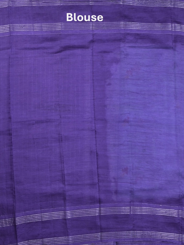 Mangalagiri fancy saree pastel blue color allover prints & zari border with contrast pallu and plain blouse