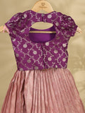 Banaras Tissue Lehenga set with Intricate Zari Detailing 4-5 years