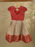 Banaras Tissue Lehenga set with Intricate Zari Detailing 4-5 years