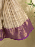 Banaras Tissue Lehenga set with Intricate Zari Detailing 4-5 years