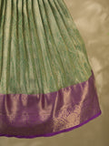 Banaras Tissue Lehenga set with Intricate Zari Detailing 4-5 years