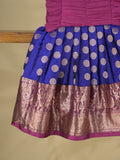 Banaras pattu Lehenga set with Intricate Zari Detailing 1-2 years