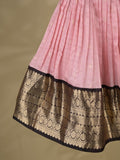 Traditional Kanchi Pattu Lehenga Set for Girls 2-3 years