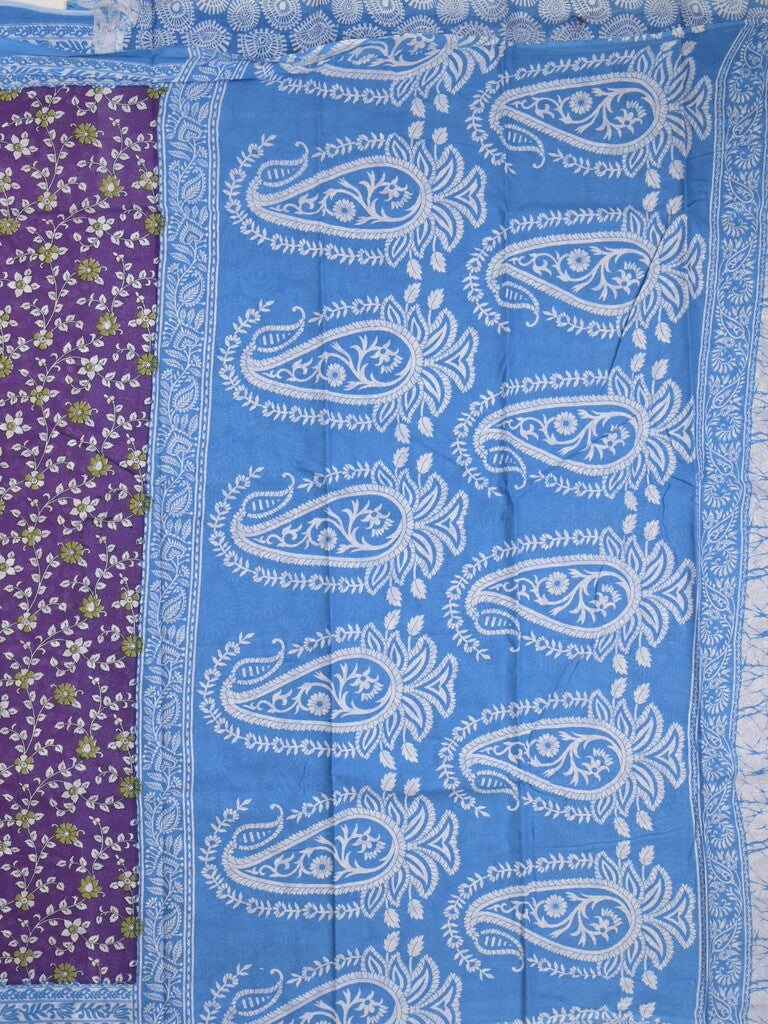 Printed cotton saree