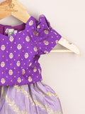 Kids Traditional Pattu Lehenga Set | Festive & Ethnic Wear | 0-6 months