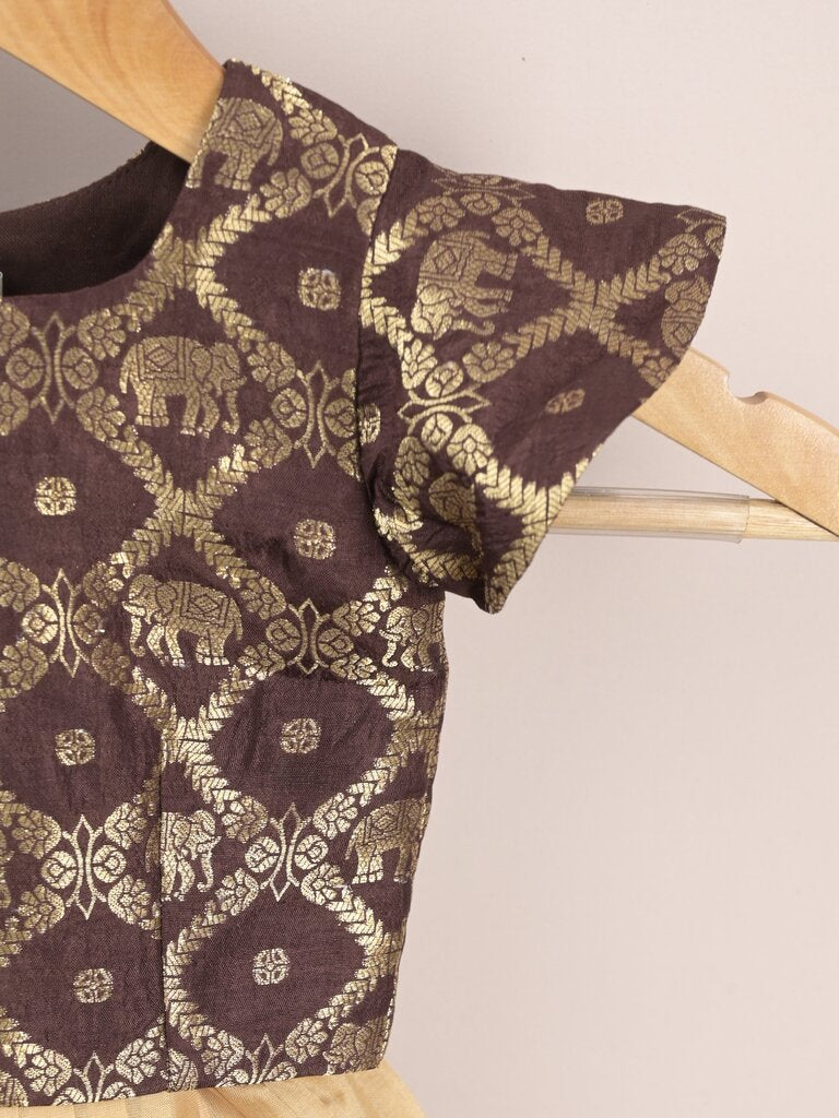 Traditional pattu lehengas for kids | festive & ethnic wear | 0-1 year