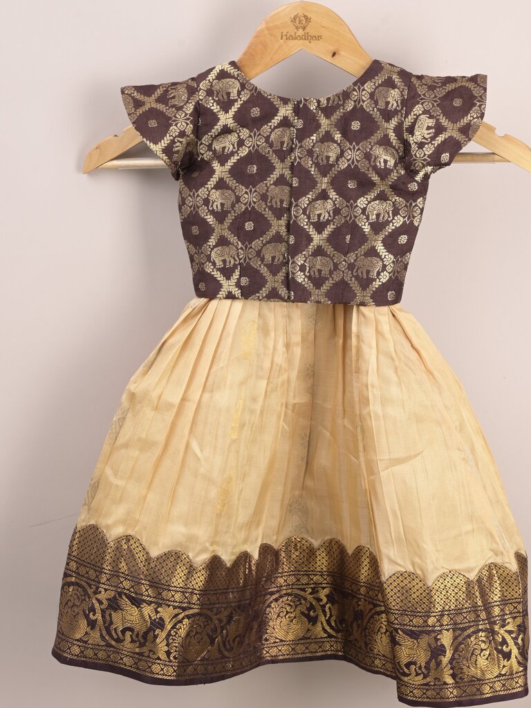 Traditional pattu lehengas for kids | festive & ethnic wear | 0-1 year