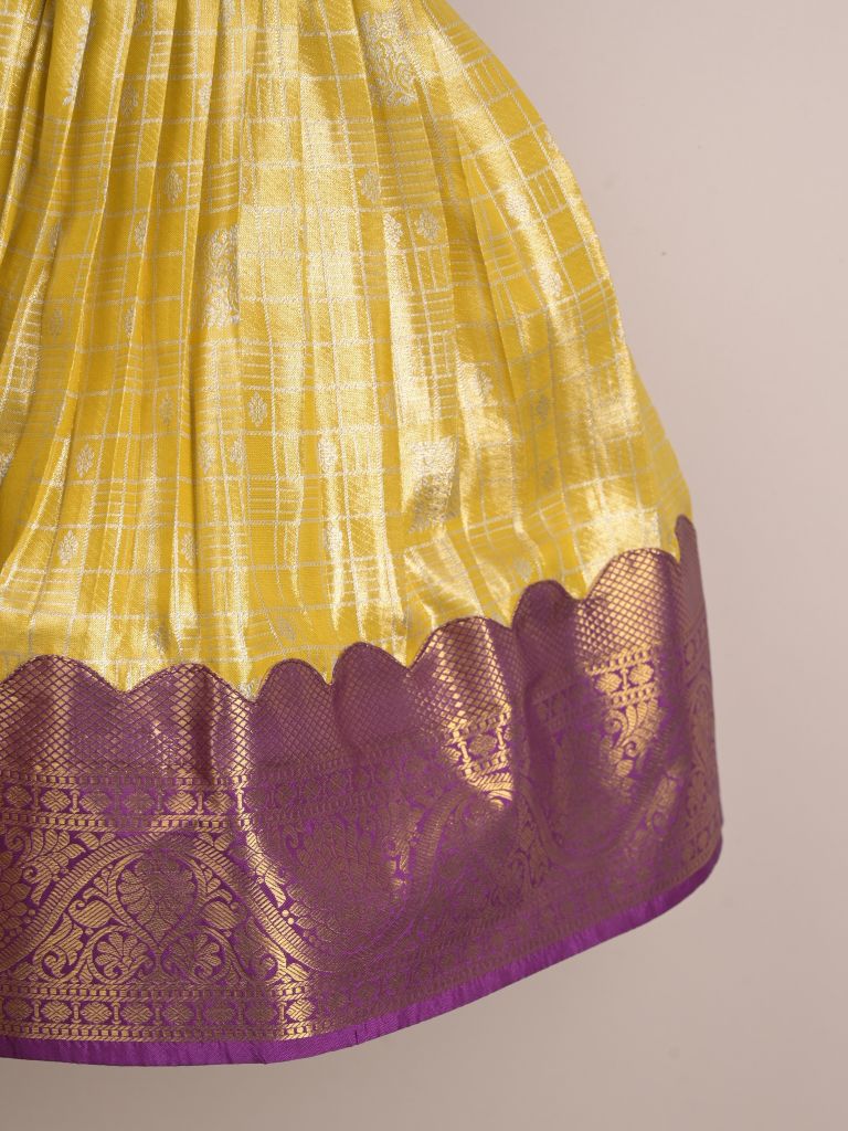 Traditional pattu lehengas for kids | festive & ethnic wear | 0-1 year