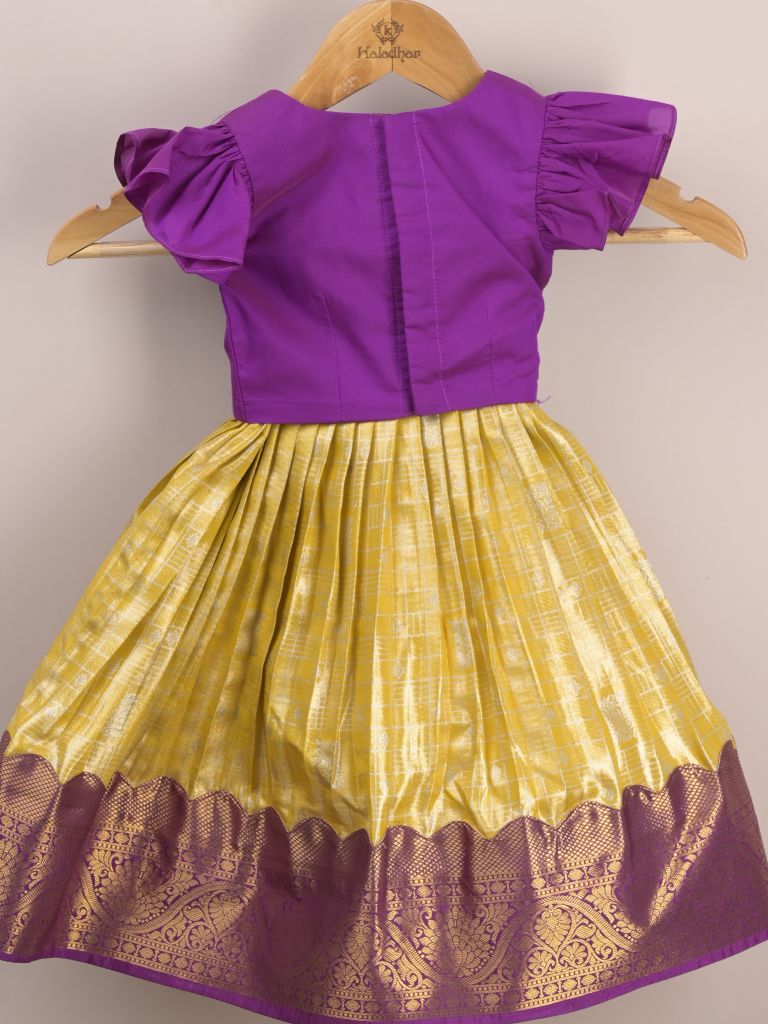 Traditional pattu lehengas for kids | festive & ethnic wear | 0-1 year