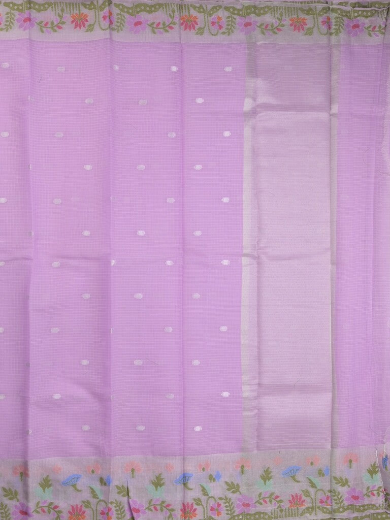 Kota Fancy Sarees with Allover Motifs, Zari Border & Matching Blouse