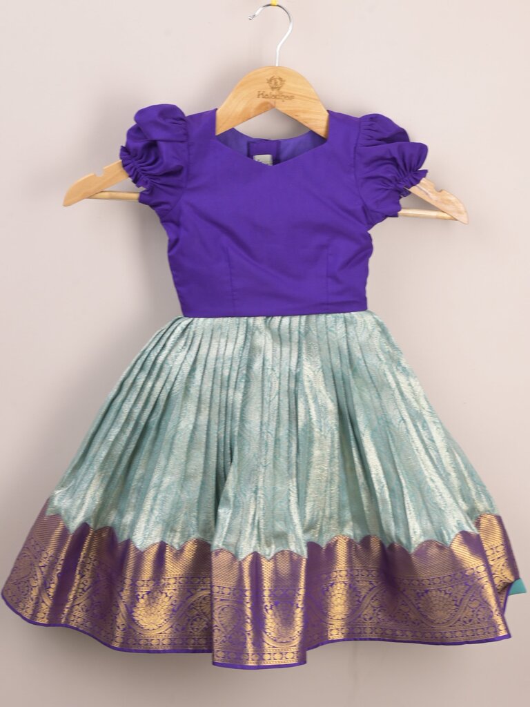 Traditional pattu lehengas for kids | festive & ethnic wear | 0-1 year