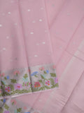 Kota Fancy Sarees with Allover Motifs, Zari Border & Matching Blouse
