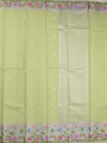 Kota fancy sarees in allover motifs with zari border and matching blouse